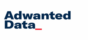 Adwanted Data logo with "Adwanted Data" in navy on two lines with a red line "cursor" after the text